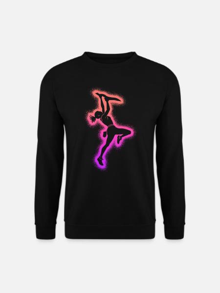 Bouldern Bergsteigen Kletterer Mädchen Klettern - Unisex Pullover - Schwarz