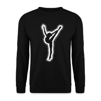 Gymnast Gymnastics Artistic Gymnastics Girls Gymnastics - Unisex Sweatshirt - black - Front - Alina (178cm) & Michal (187cm)