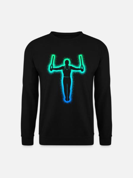 Turner Gymnastik Ringeturnen Herren Jungen Turnen - Unisex Pullover - Schwarz
