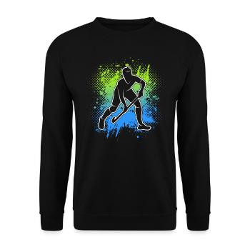 Hockey sur gazon Joueurs de hockey Joueurs de hockey Garçons - Sweat-shirt Unisexe - noir - Devant - Alina (178cm) & Michal (187cm)