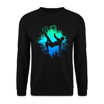 Football Football Hommes Enfants Football Garçons - Sweat-shirt Unisexe - noir - Devant - Alina (178cm) & Michal (187cm)
