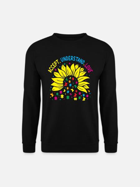Bewusstsein für Autismus - Unisex Pullover - Schwarz
