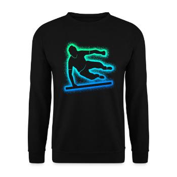Parkour Running Freerunning Garçons Freerunner - Sweat-shirt Unisexe - noir - Devant - Alina (178cm) & Michal (187cm)