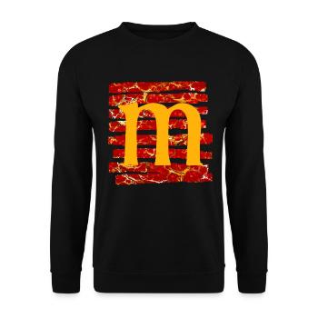 Bande E 232 m - Sweat-shirt Unisexe - noir - Devant - Alina (178cm) & Michal (187cm)