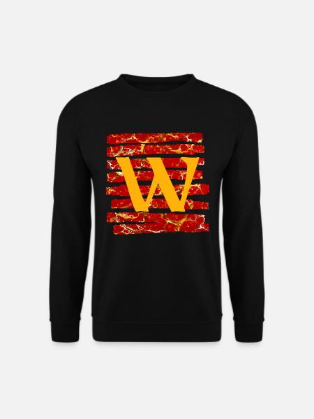 streifen e 232 w - Unisex Pullover - Schwarz