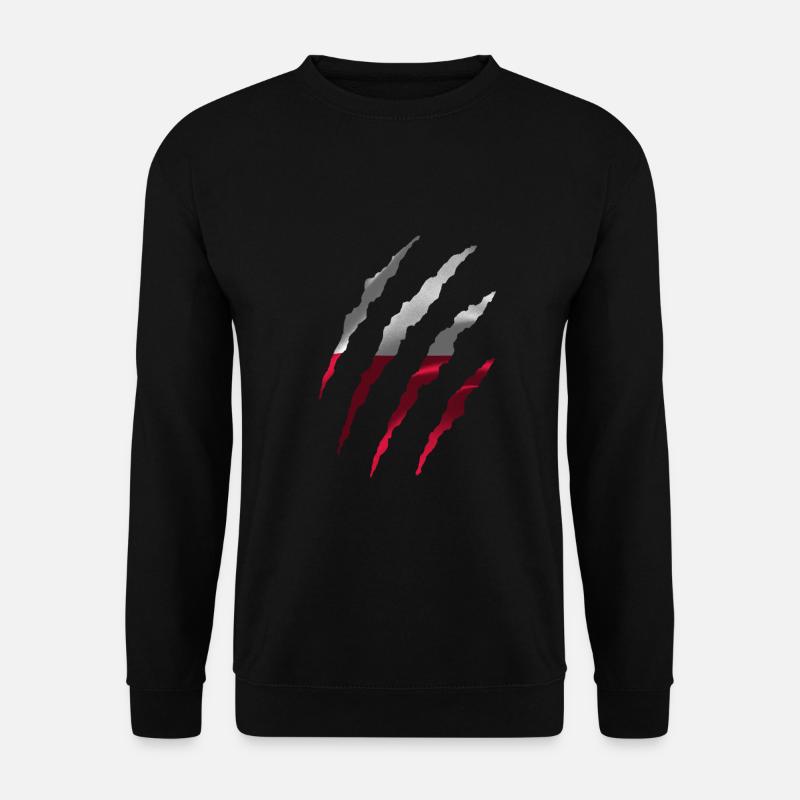 Polish Eagle | Poland Polska Flag Gift - Unisex Sweatshirt - black