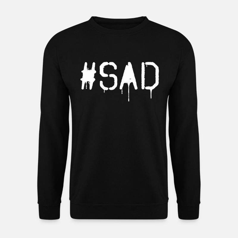 #SAD - Unisex Pullover - Schwarz