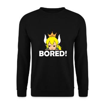 Bowsette - Unisex Sweatshirt - black - Front - Alina (178cm) & Michal (187cm)
