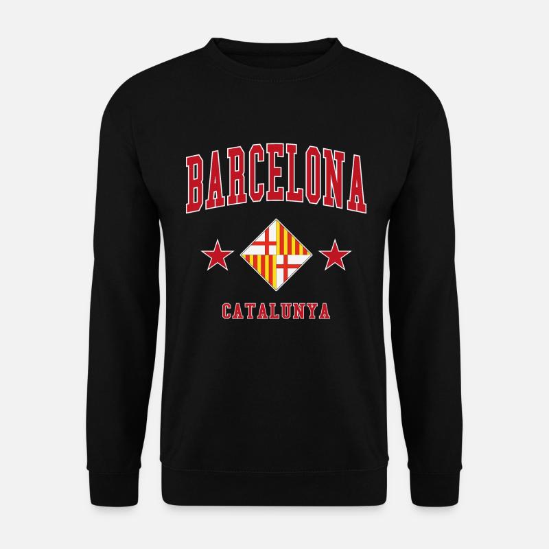 Barcelona Catalunya - Unisex Pullover - Schwarz