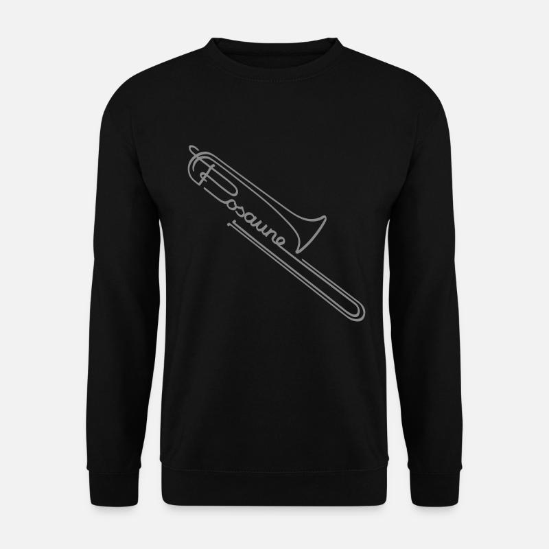 Posaune - Unisex Pullover - Schwarz