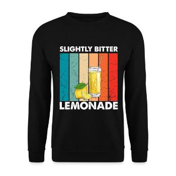 Limonade Limonade Limonade Limonade Stand Design - Sweat-shirt Unisexe - noir - Devant - Alina (178cm) & Michal (187cm)