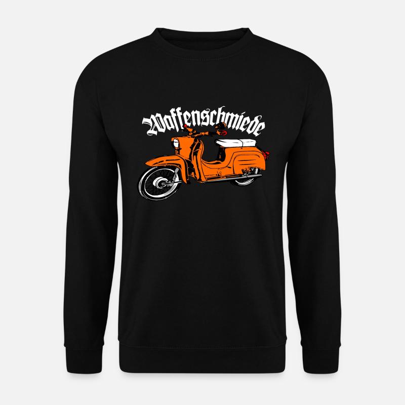 Simson Schwalbe Moped DDR Moped - Unisex Pullover - Schwarz