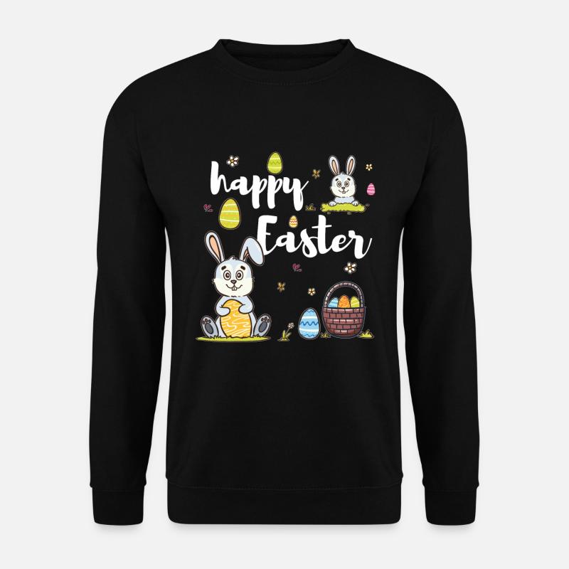 T-shirt de Pâques - Sweat-shirt Unisexe - noir