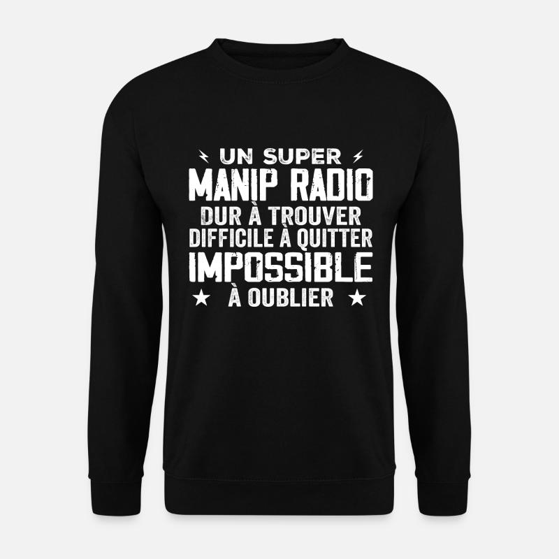 Ein Assistent für die Funkbedienung - Unisex Pullover - Schwarz