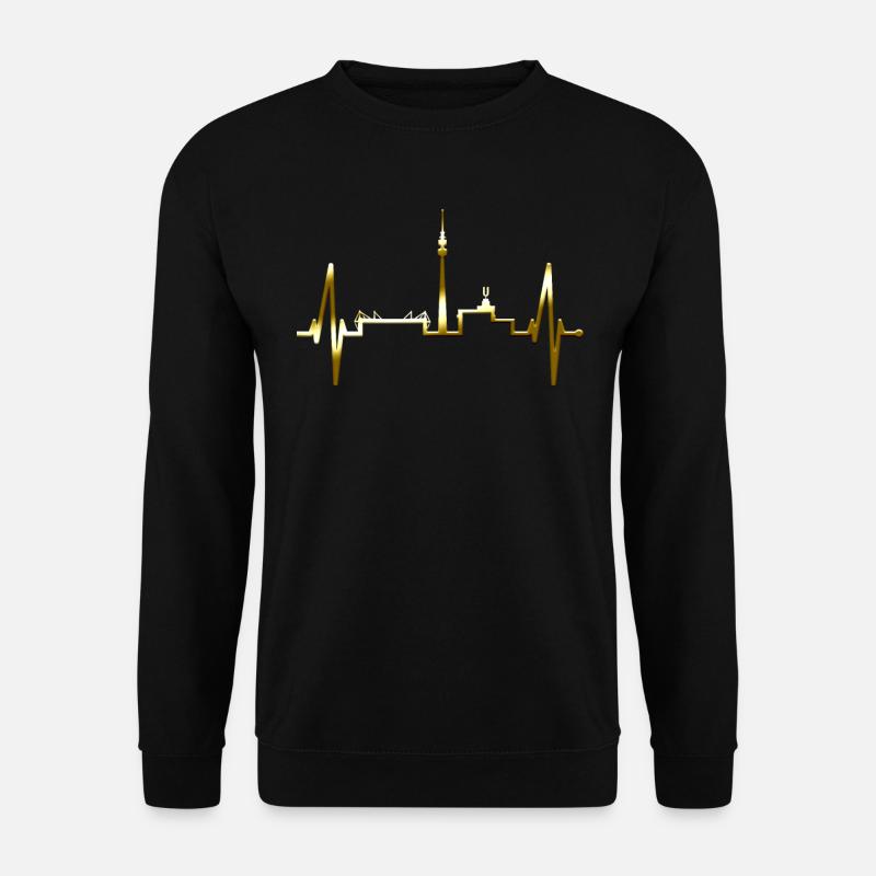 Dortmund Skyline Ruhrpott Schwarz Gelb Stadion Fan - Unisex Pullover - Schwarz