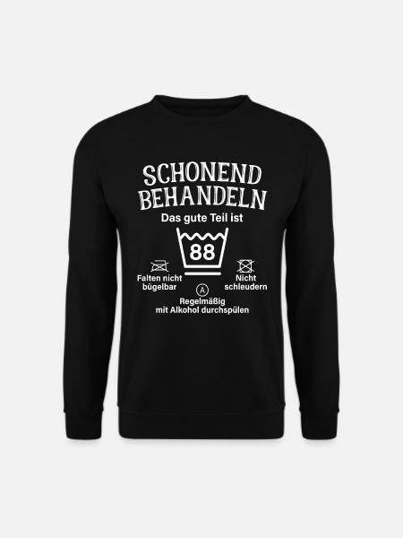 88. Geburtstag Schonend Behandeln 88 Teil Ist 88 - Unisex Pullover - Schwarz