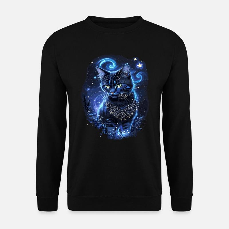 Enchanting black cat - Unisex Sweatshirt - black