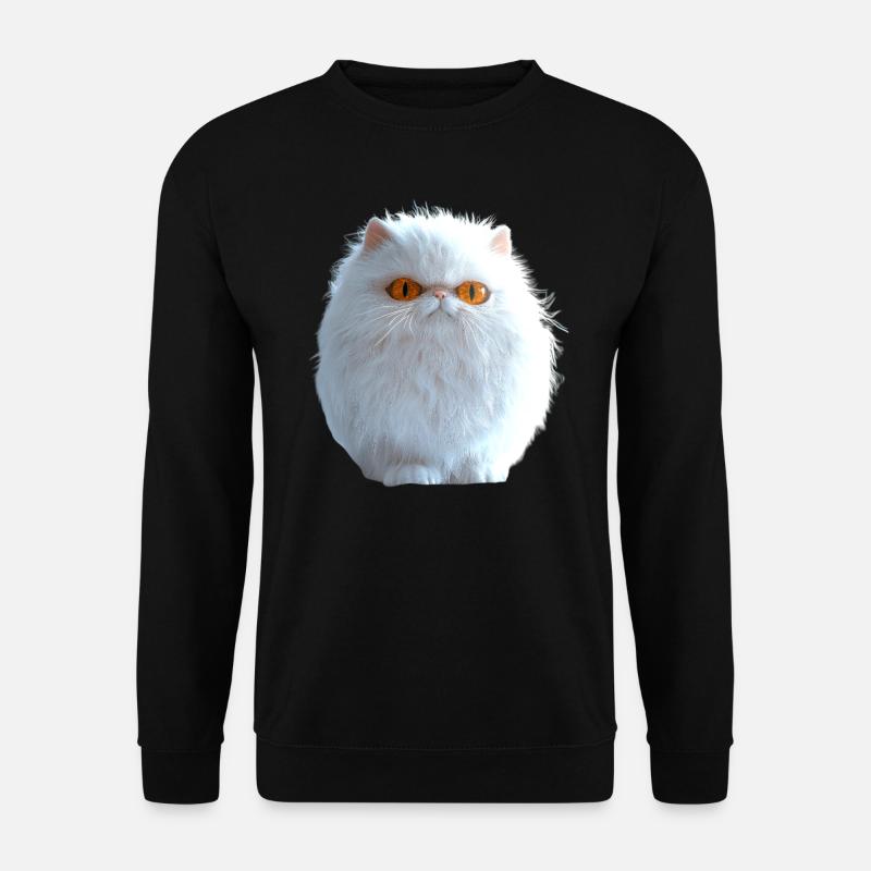Perserkatze Perser Katze Persian Cat Süße Katzen - Unisex Pullover - Schwarz