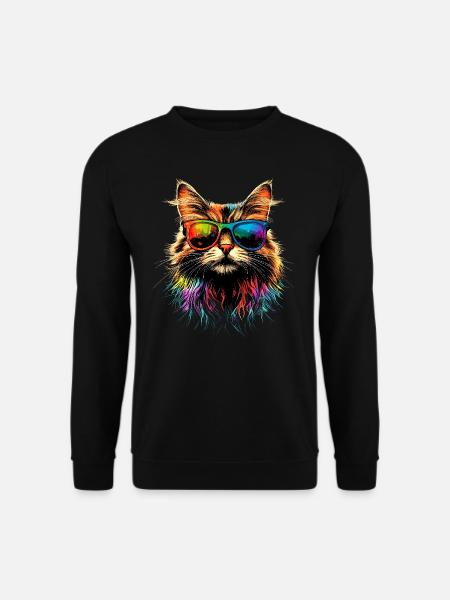 Persian Cat Persian Cat Persian Cat Cute Cats - Unisex Sweatshirt - black