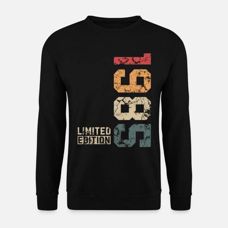 1985 Jahrgang Limited Edition - Unisex Pullover - Schwarz