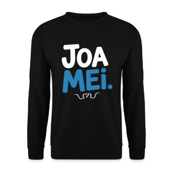 Joa Mei Bayerischer Sarkasmus Dialekt Egal Bayern - Unisex Pullover - Schwarz - Vorne - Alina (178cm) & Michal (187cm)