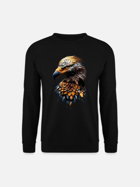 Vautour Oiseau de proie Vautour Vautour mignon Vautour - Sweat-shirt Unisexe - noir