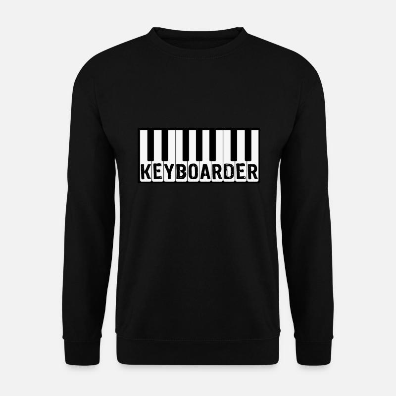 Keyboarder Geschenk Keyboardspieler Keyboard - Unisex Pullover - Schwarz