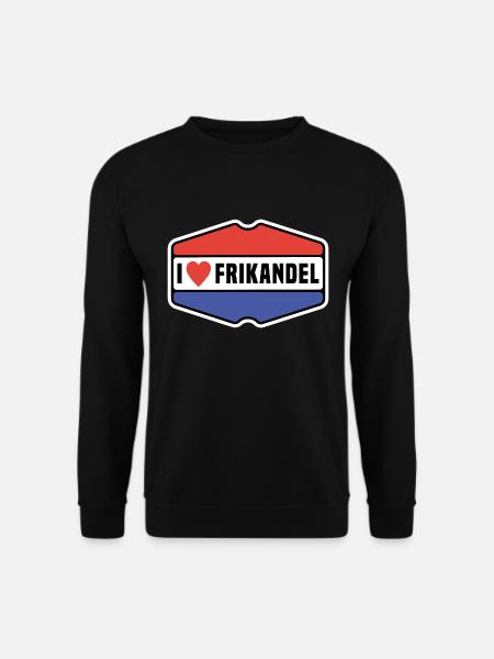 Frikandel Ich Liebe Frikandellen - Unisex Pullover - Schwarz