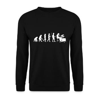 Drummer Drummer Evolution Drums - Sweat-shirt Unisexe - noir - Devant - Alina (178cm) & Michal (187cm)