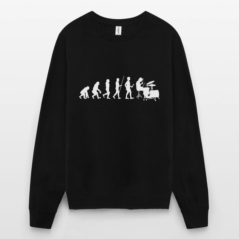 Drummer drummer evolution drums Unisex Sweatshirt