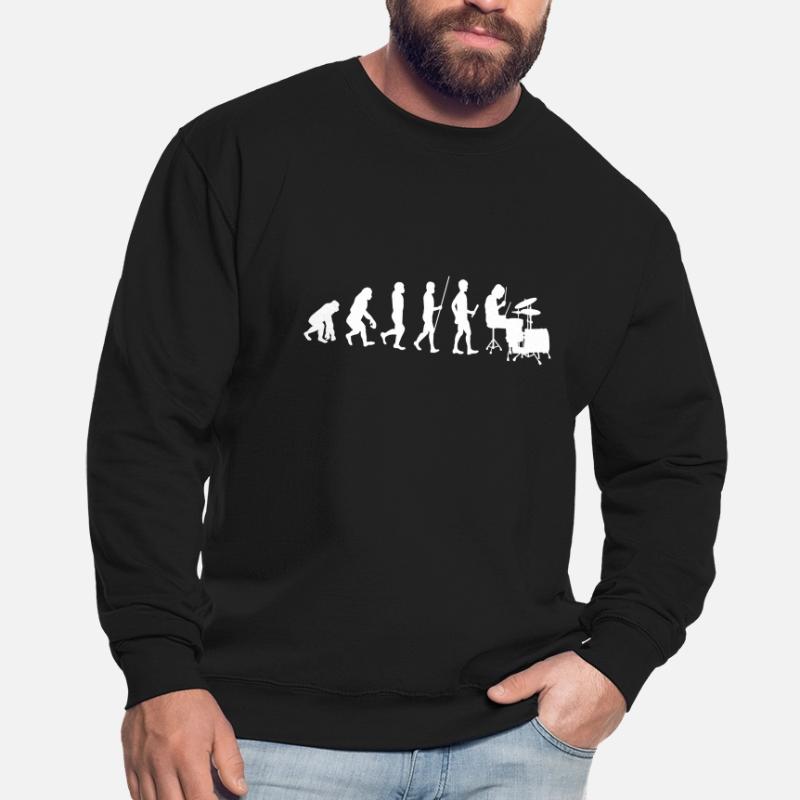 Drummer drummer evolution drums Unisex Sweatshirt