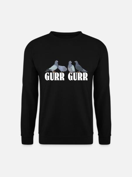 Tauben Taubenzüchter Geschenk Brieftauben - Unisex Pullover - Schwarz