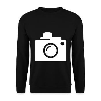 Appareil photo - Sweat-shirt Unisexe - noir - Devant - Alina (178cm) & Michal (187cm)