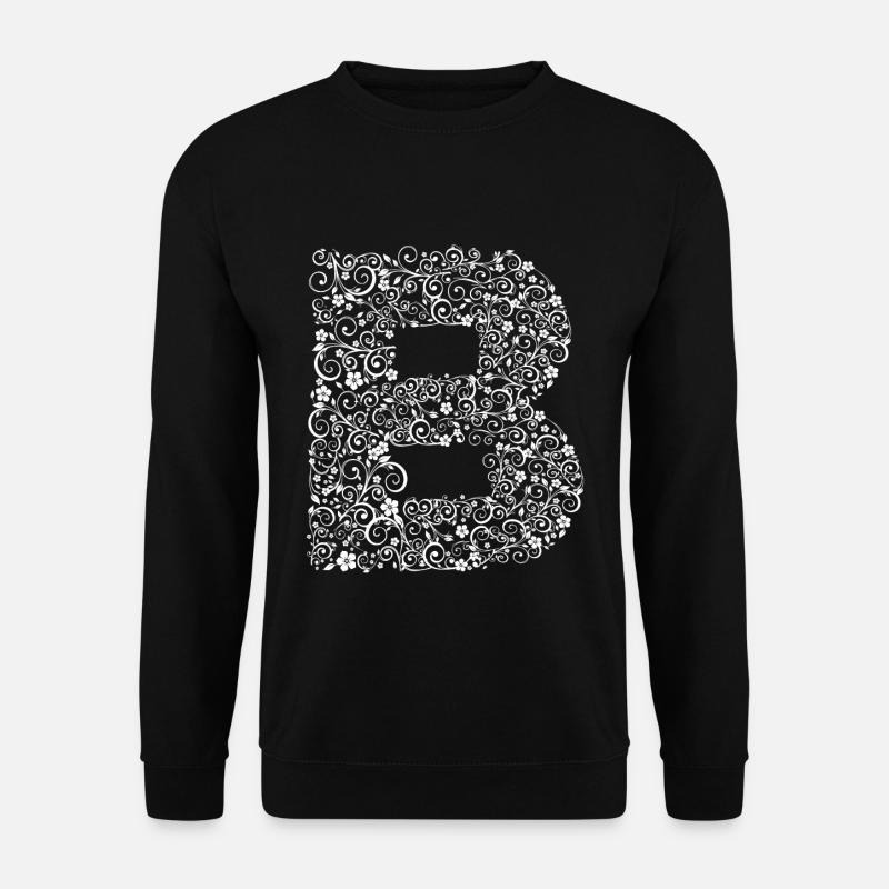 Letter B - Unisex Sweatshirt - black