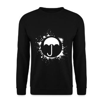 parapluie - Sweat-shirt Unisexe - noir - Devant - Alina (178cm) & Michal (187cm)