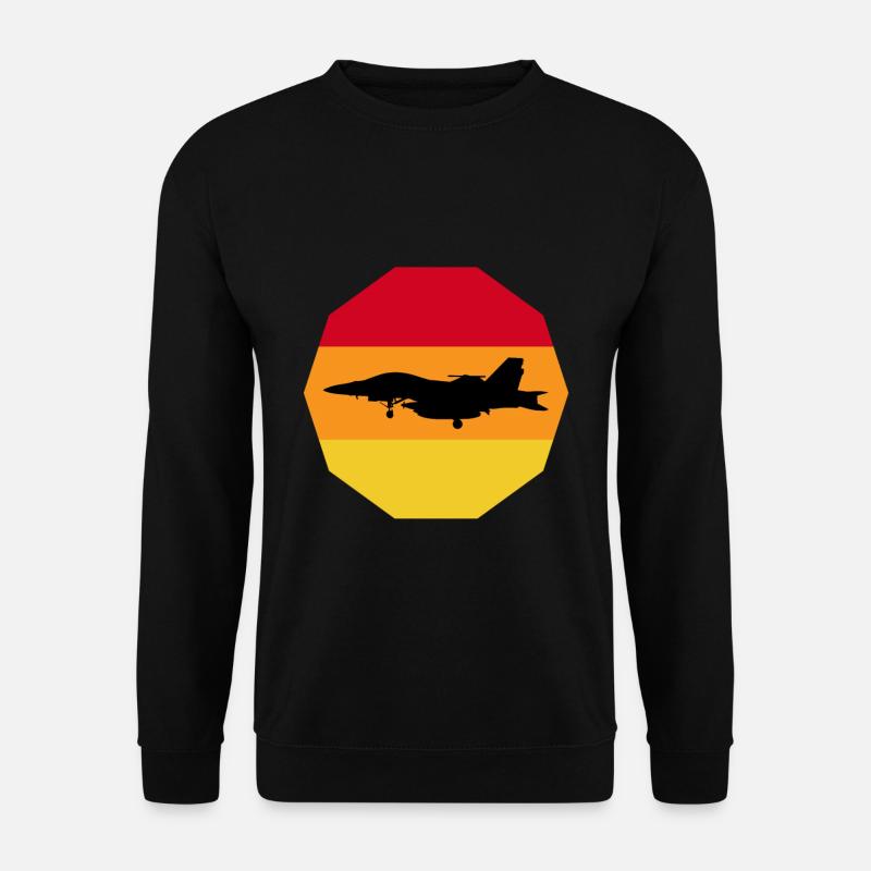 Fighter jet gift - Unisex Sweatshirt - black