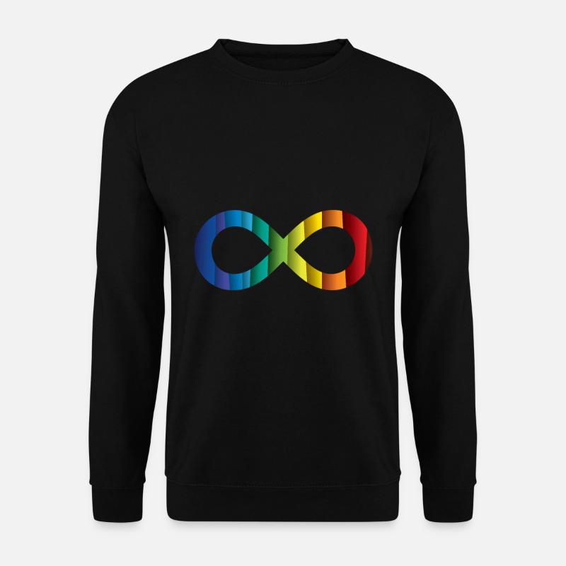 Infinity Sign - Infinity - Infinity - Unisex Sweatshirt - black