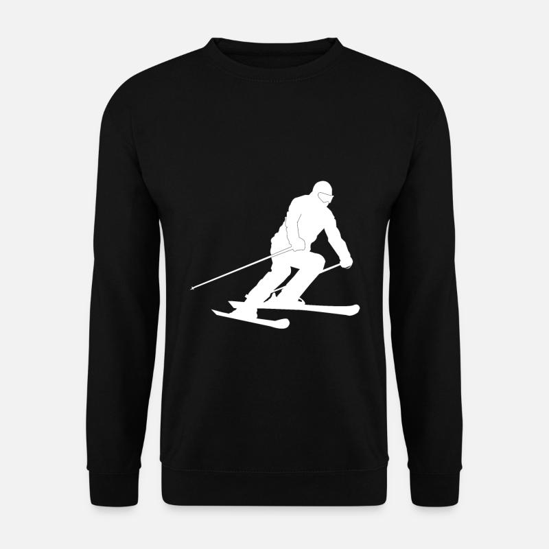 Skier silhouette - Unisex Sweatshirt - black