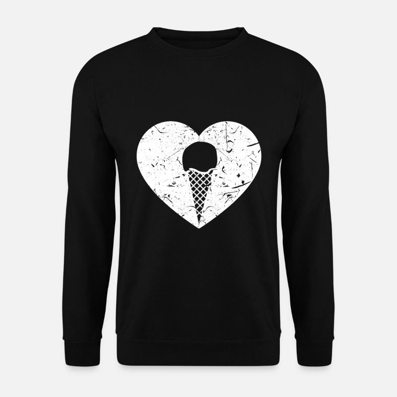 Boule de glace glace - Sweat-shirt Unisexe - noir