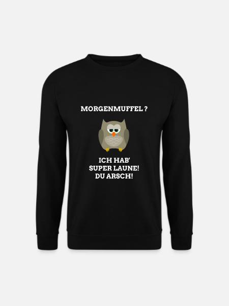 Ich hab_ super Laune. - Unisex Pullover - Schwarz