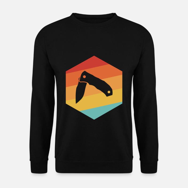 Lommekniv - Unisex sweater - sort