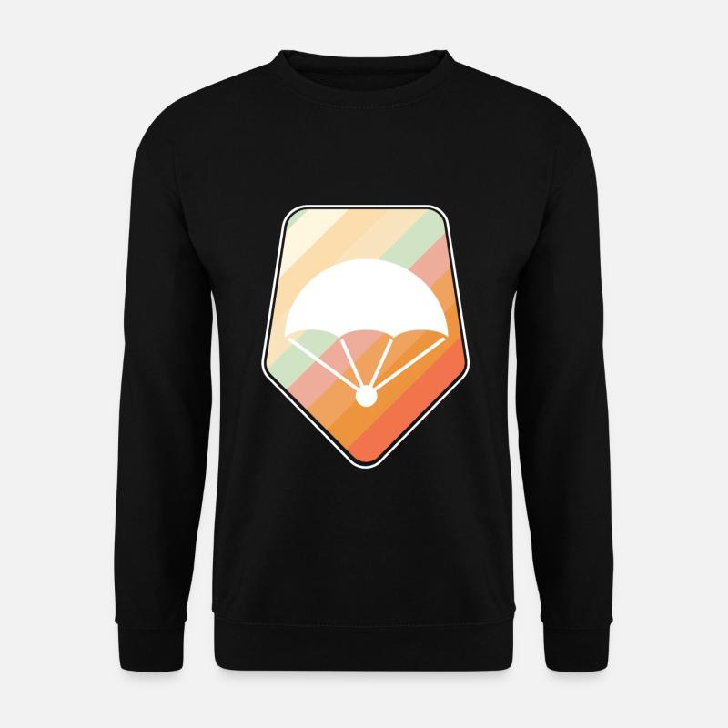 Fallschirm Geschenk - Unisex Pullover - Schwarz