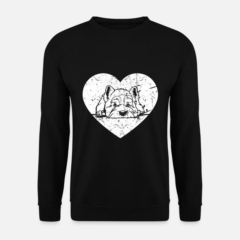 West Highland White Terrier - Unisex Pullover - Schwarz
