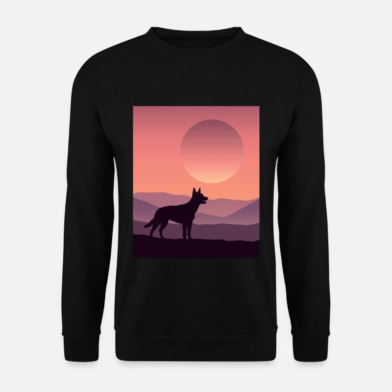 Australian Kelpie - Unisex Pullover - Schwarz