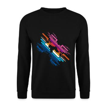 Bouvier des Flandres - Sweat-shirt Unisexe - noir - Devant - Alina (178cm) & Michal (187cm)