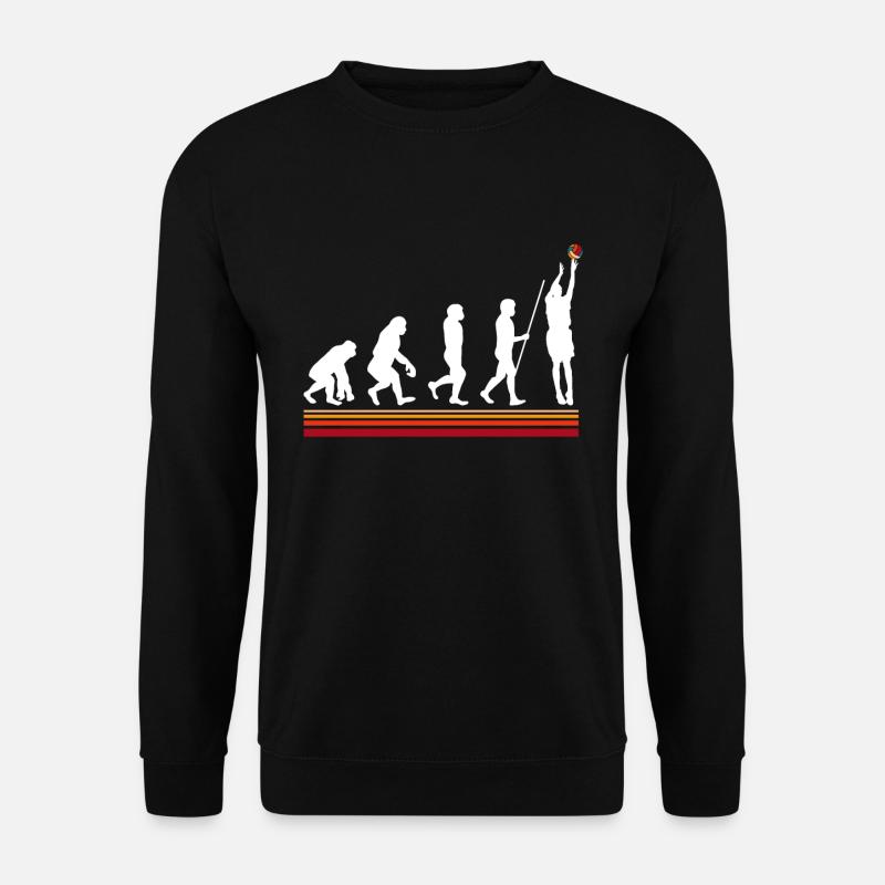 Retro basketball evolution - Unisex Sweatshirt - black