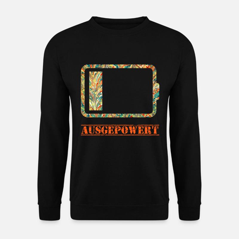 batterie e 20 - Unisex Pullover - Schwarz