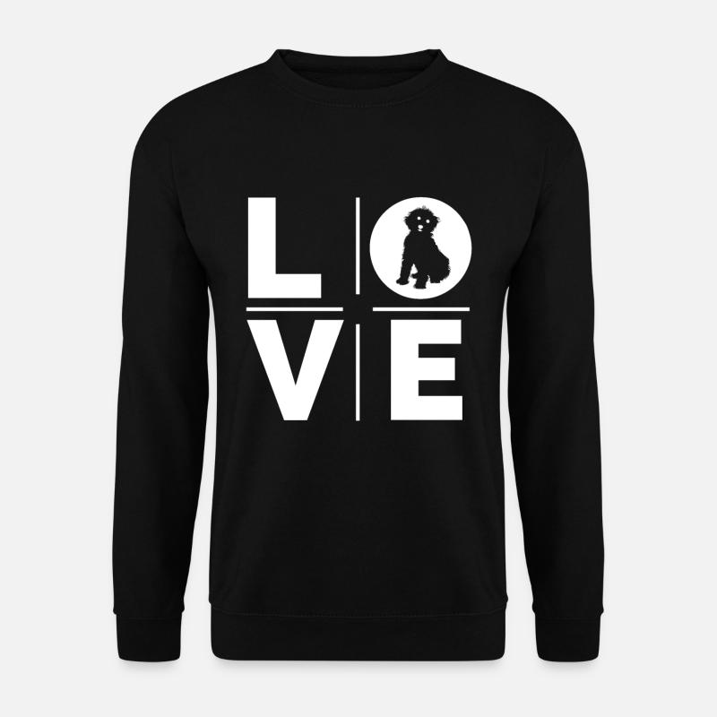 Bernedoodle Love - Unisex Sweatshirt - black