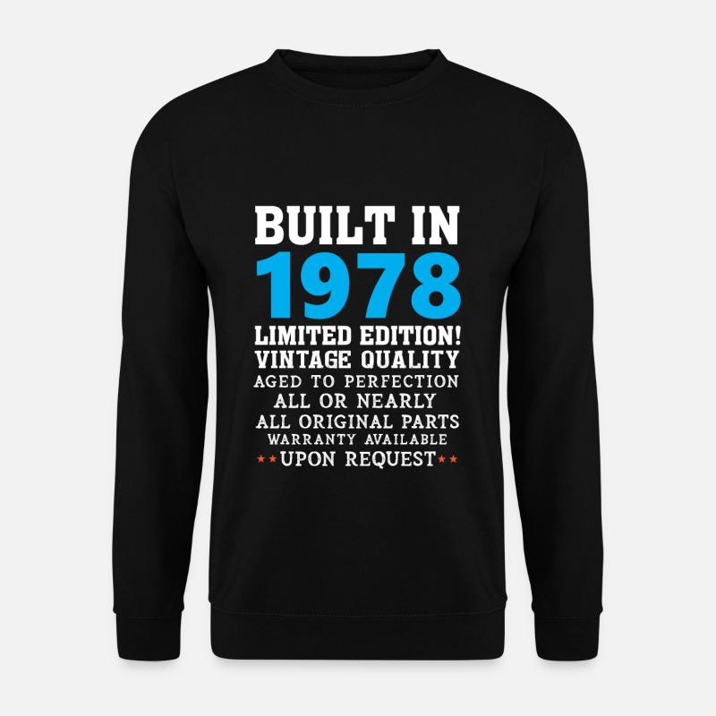 Construit en 1978 - Sweat-shirt Unisexe - noir
