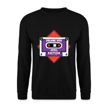 Volume 1976 April Edition - Unisex Sweatshirt - black - Front - Alina (178cm) & Michal (187cm)